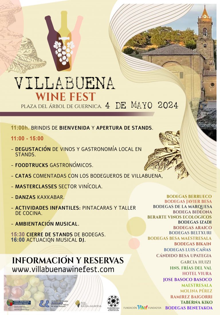 Cartel de la Villabuena Wine Fest
